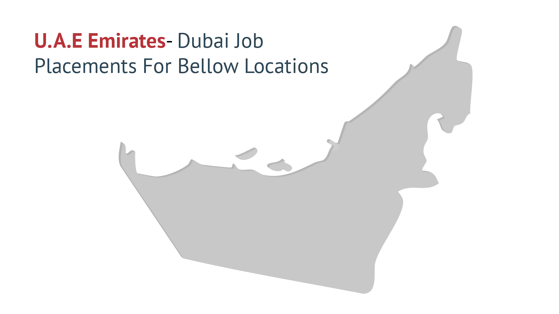 DUBAI MAP